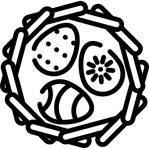 uova di pasqua Special Lineal icona