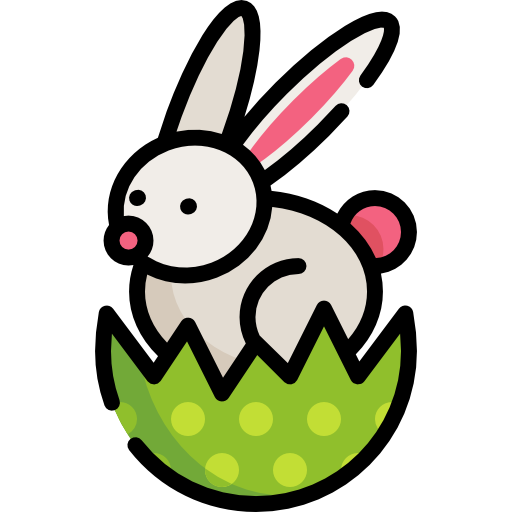 conejo de pascua Special Lineal color icono
