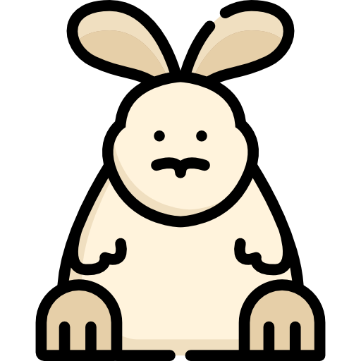 Easter bunny Special Lineal color icon