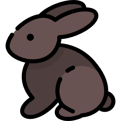 Пасхальный заяц Special Lineal color иконка