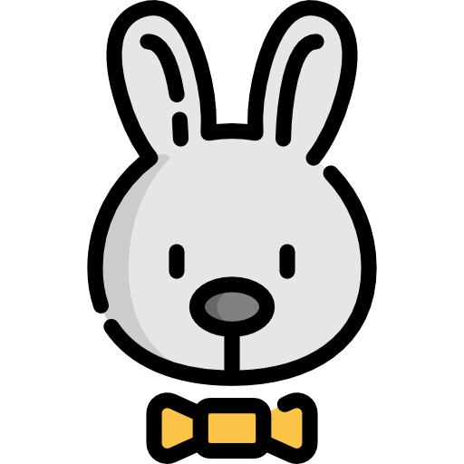 conejo de pascua Special Lineal color icono