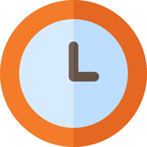 시계 Basic Rounded Flat icon