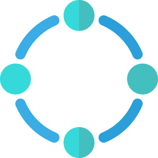 connessione Basic Rounded Flat icona