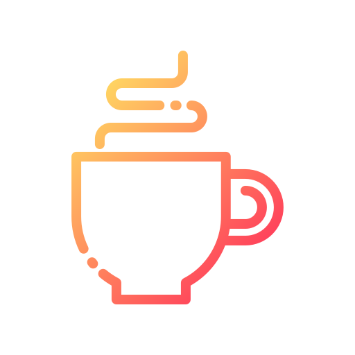 Hot coffee Good Ware Gradient icon