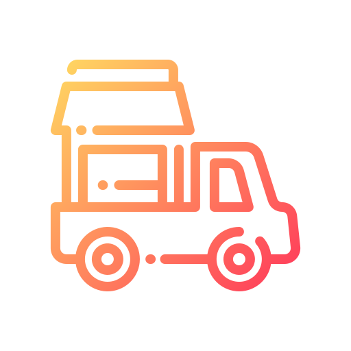 camión de comida Good Ware Gradient icono