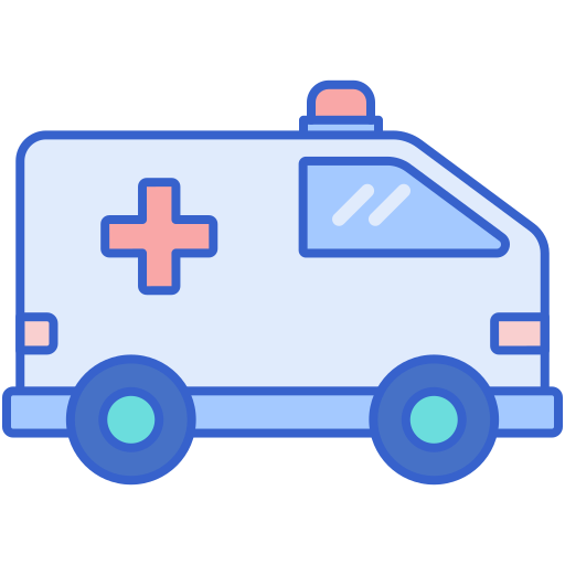 救急車 Flaticons Lineal Color icon