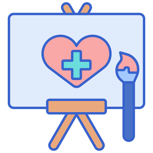 Art therapy Flaticons Lineal Color icon
