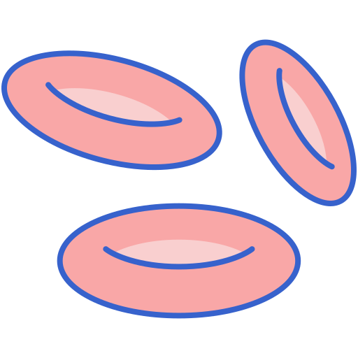 células de sangre Flaticons Lineal Color icono