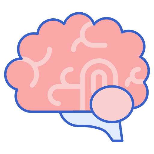 cerebro Flaticons Lineal Color icono