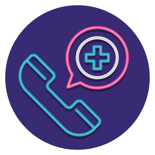 On call Flaticons Flat Circular icon