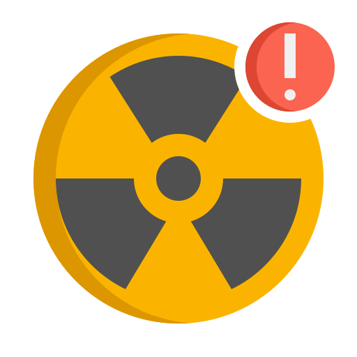 Radioactive Flaticons Flat icon
