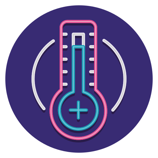 thermometer Flaticons Flat Circular icoon