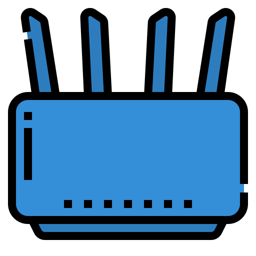 routera Aphiradee (monkik) Lineal Color ikona