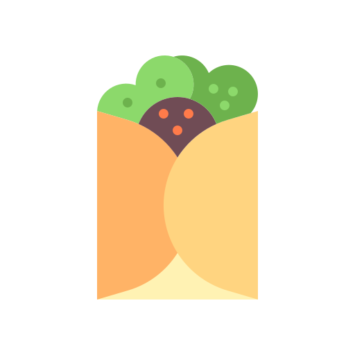 burrito Good Ware Flat icoon