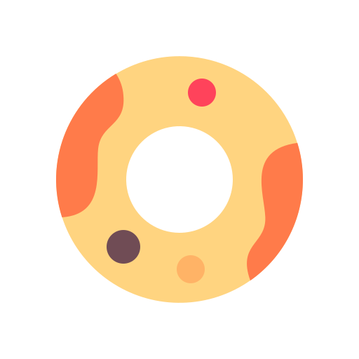 donut Good Ware Flat icoon