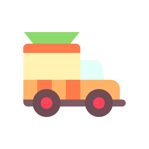Food truck Good Ware Flat icon