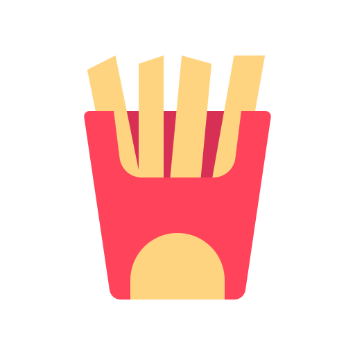 French fries Good Ware Flat icon