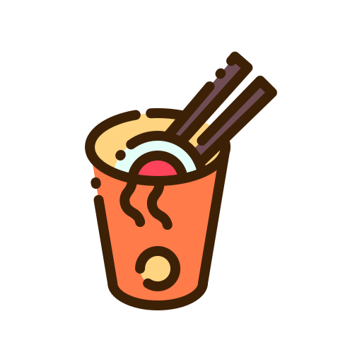 Noodles Good Ware Lineal Color icon