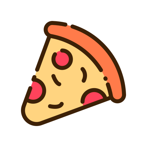 pizza Good Ware Lineal Color icono