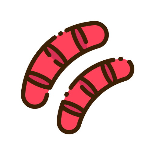 Sausages Good Ware Lineal Color icon