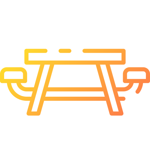 ピクニック用のテーブル Good Ware Gradient icon