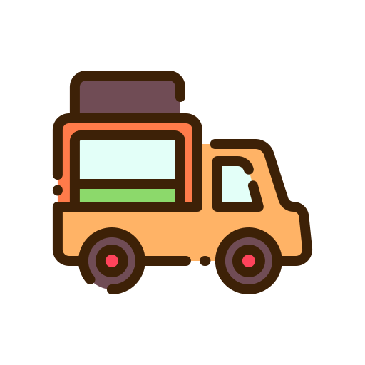 Food truck Good Ware Lineal Color icon