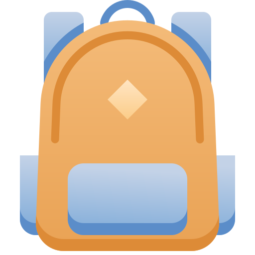 bolsa para la escuela Generic Flat Gradient icono