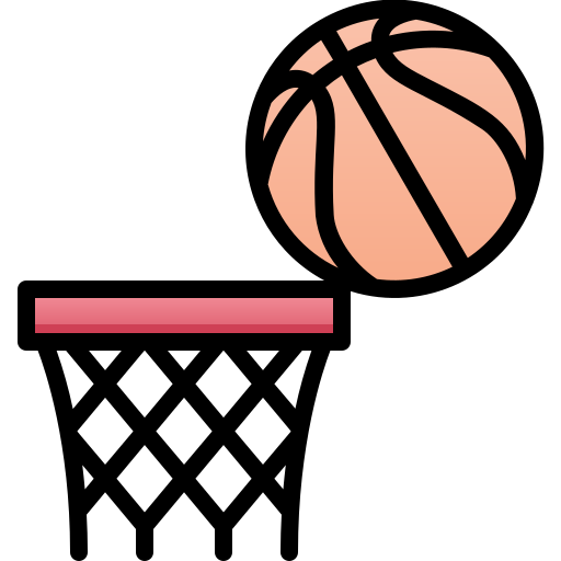 Basketball Generic Outline Color icon