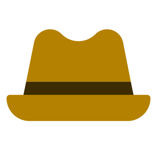 sombrero de fieltro Generic Flat icono