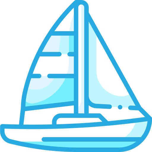 barca a vela Generic Blue icona