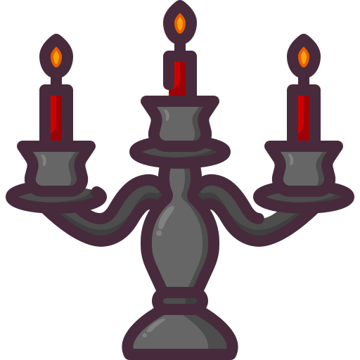 Candle Generic Outline Color icon