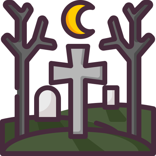 cementerio Generic Outline Color icono