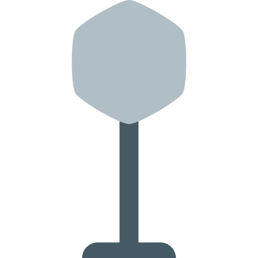 panneau de signalisation Generic Grey Icône