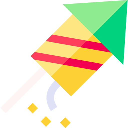 Firecracker Basic Straight Flat icon
