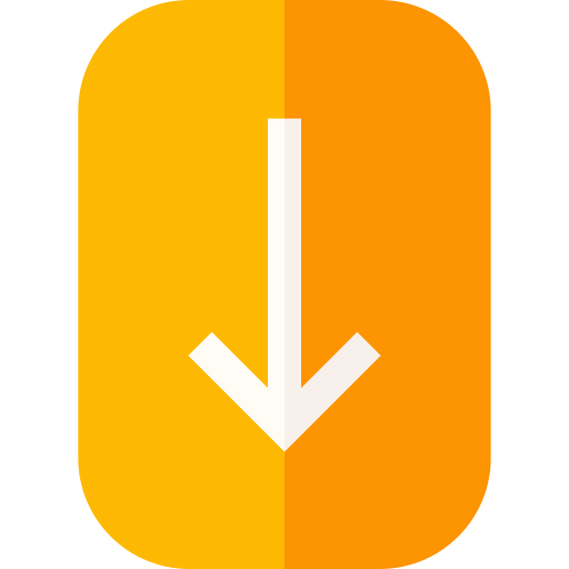 flecha Basic Straight Flat icono