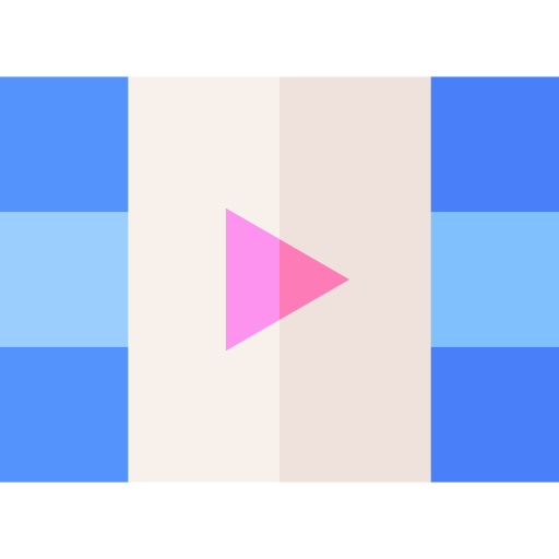 video Basic Straight Flat icon
