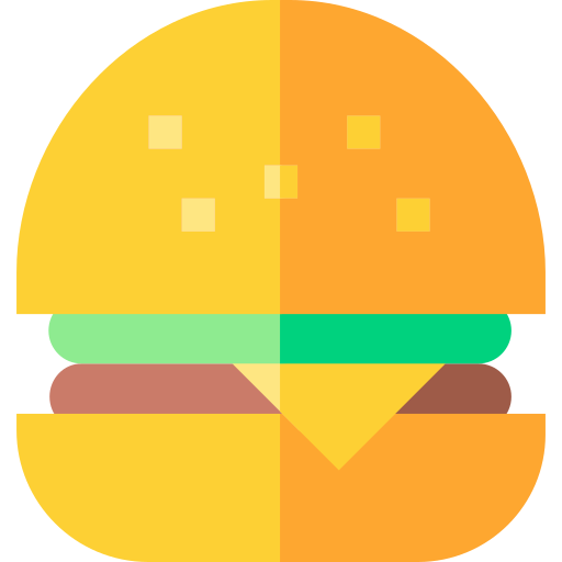 hamburger Basic Straight Flat Icône