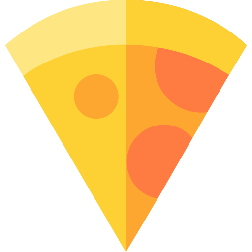 Pizza Basic Straight Flat icon