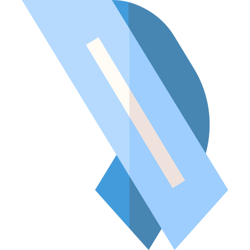 szarfa Basic Straight Flat ikona