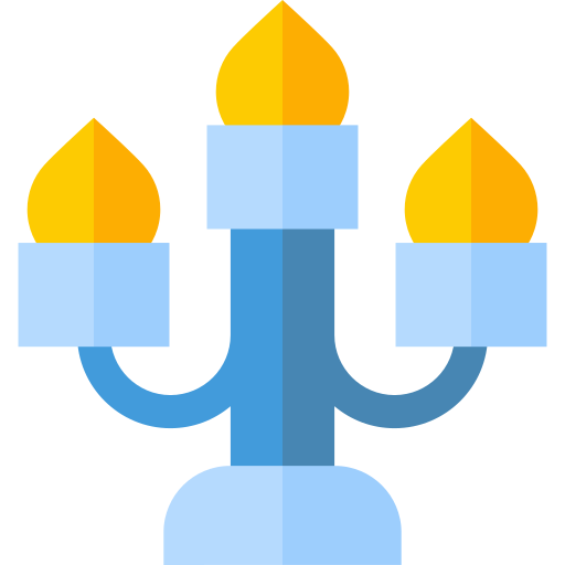 candelabrum Basic Straight Flat icon
