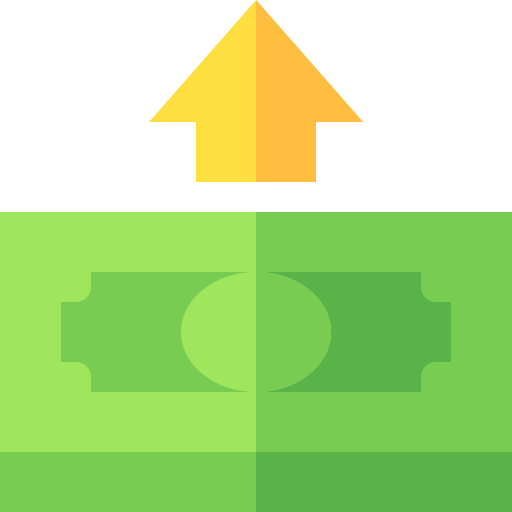 Salary Basic Straight Flat icon