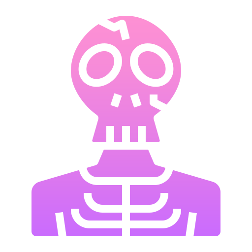 esqueleto Generic Flat Gradient Ícone