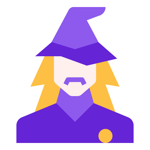 Witch Linector Flat icon