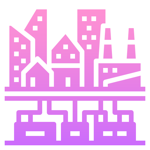Smart city Generic Flat Gradient icon