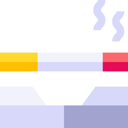 Cigarette Basic Straight Flat icon