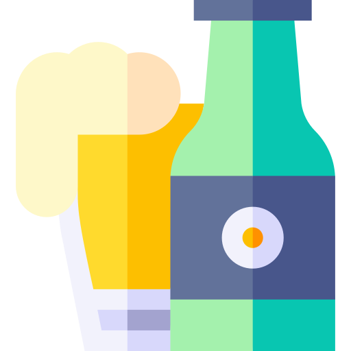 Beer Basic Straight Flat icon