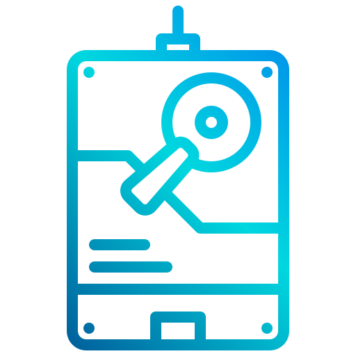 Harddisk xnimrodx Lineal Gradient icon