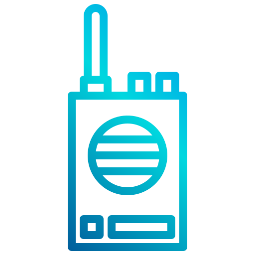 walkie talkie xnimrodx Lineal Gradient icona