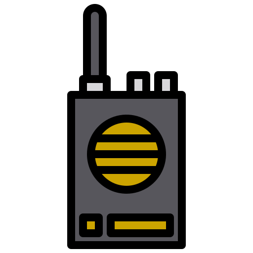 walkie talkies xnimrodx Lineal Color Ícone