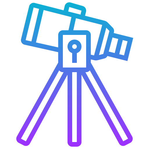 망원경 Meticulous Gradient icon